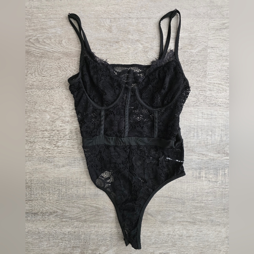 Eyelash Lace Cami Bodysuit